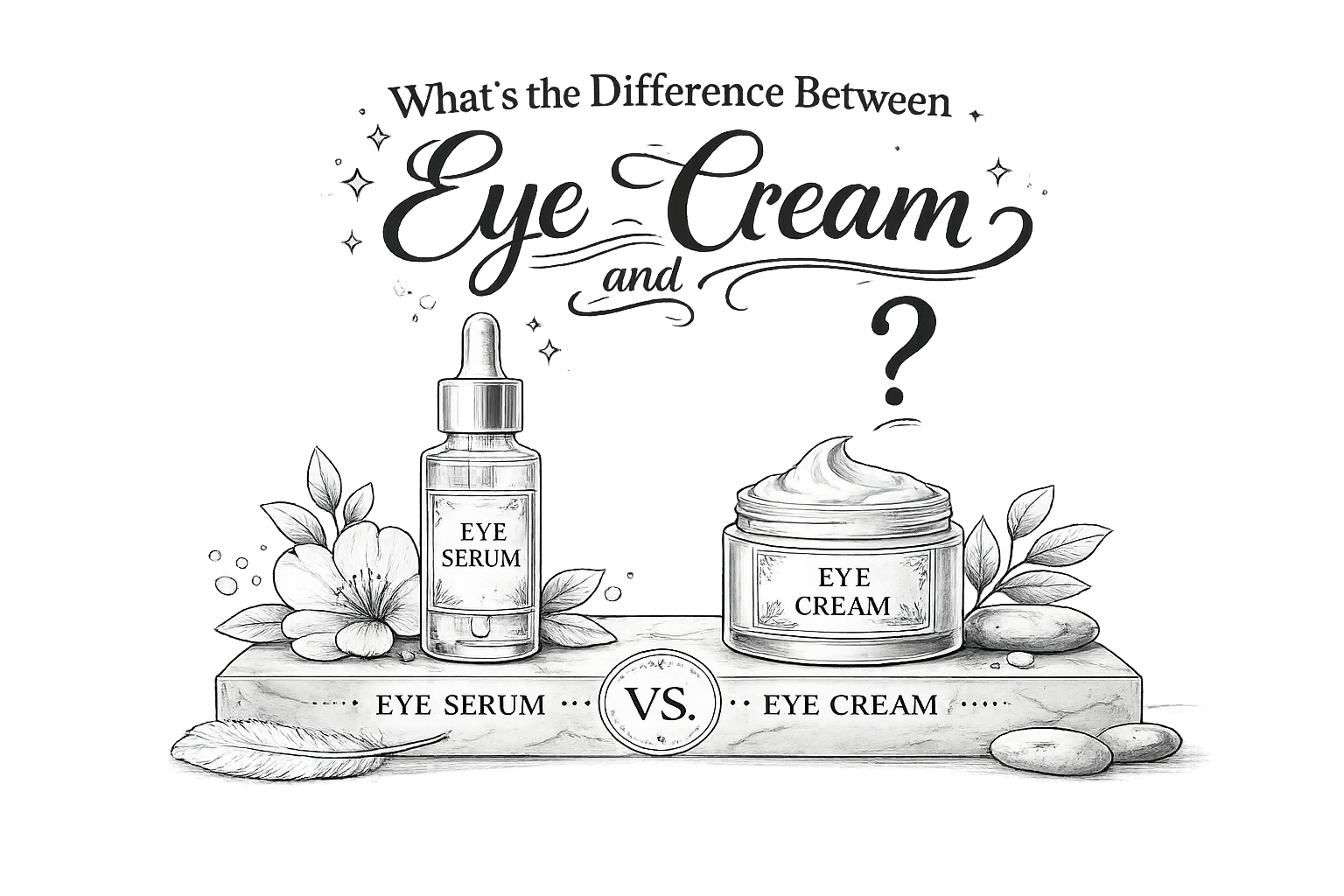 What’s the Difference Between Eye Serum and Eye Cream?