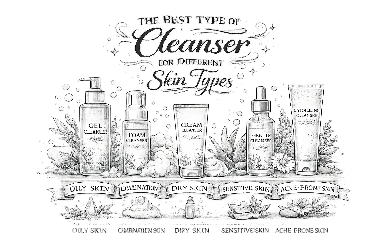 The Best Type of Cleanser for Different Skin Types