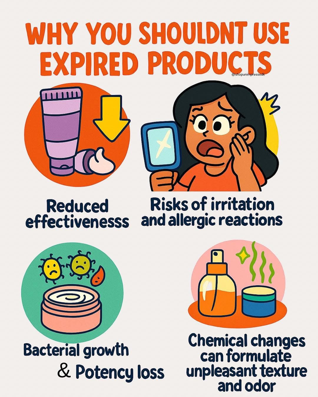 Why you shouldn’t use expired products