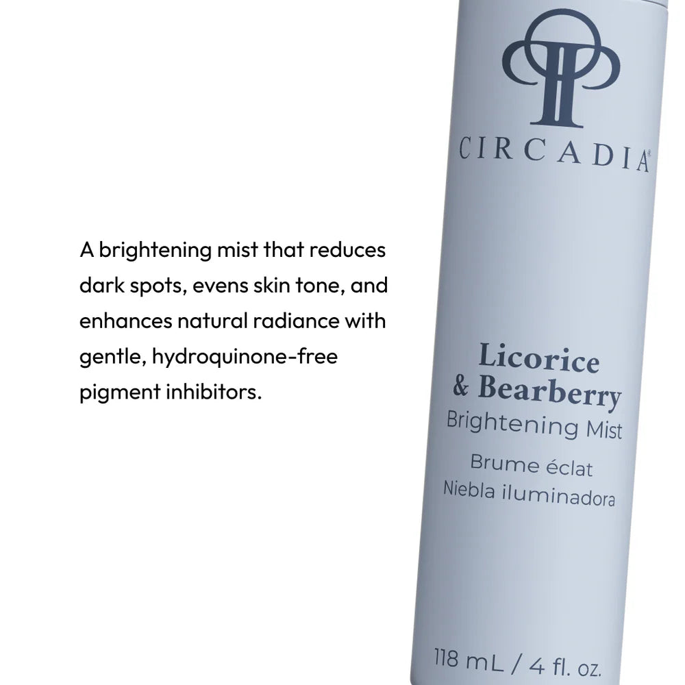 Circadia Licorice & Bearberry Brightening Facial Mist $34 usd