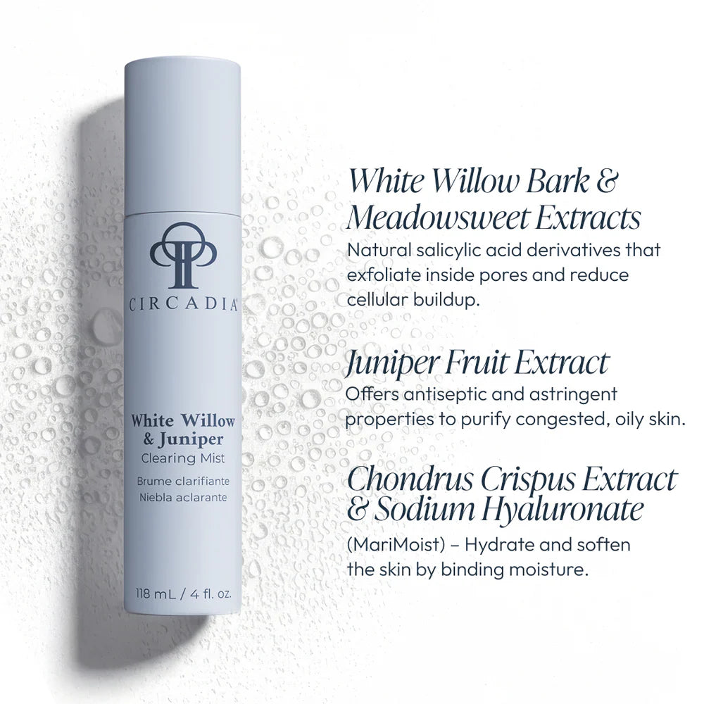 Circadia White Willow & Juniper Clearing Facial Mist $34 USD
