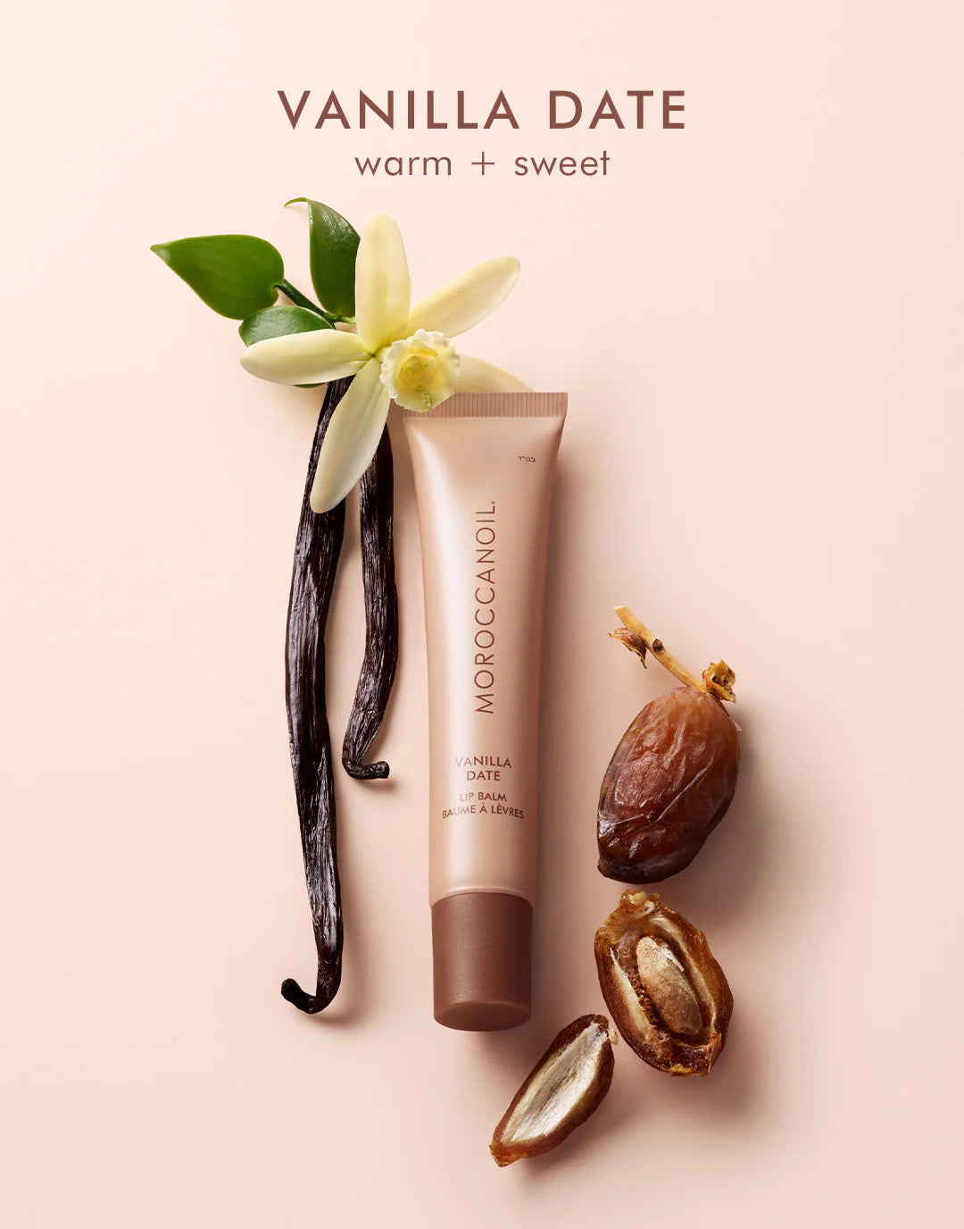 New MoroccanOil Vanilla Date Argan Butter Lip Balm $22 usd