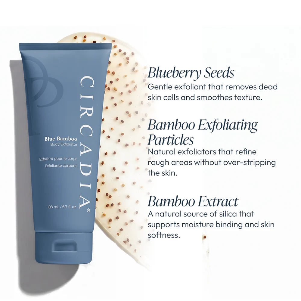 Circadia Blue Bamboo Body Exfoliator (starting at $42 USD)