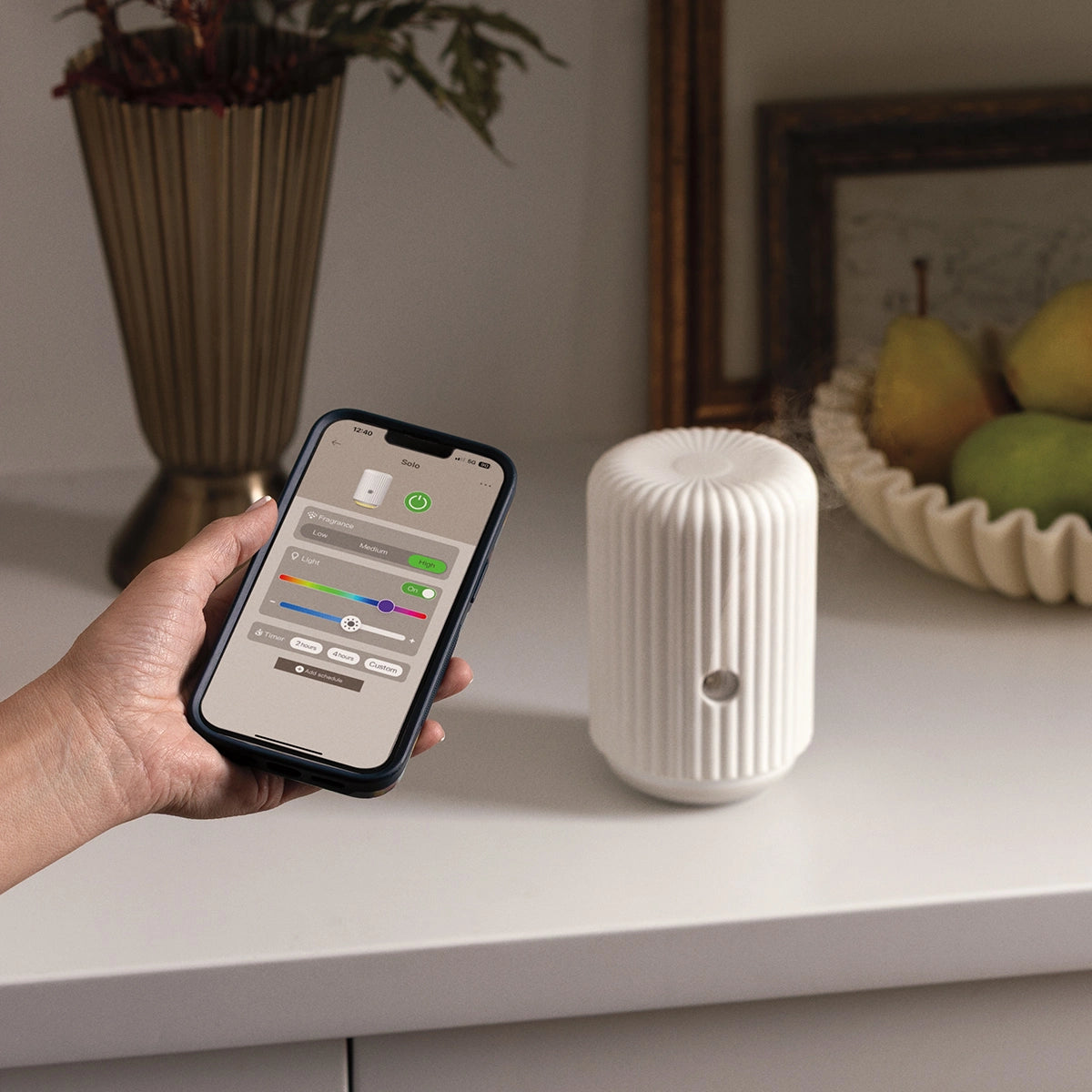 Scentsy Solo Smart Diffuser & One Fragrance Cartridge $90 USD