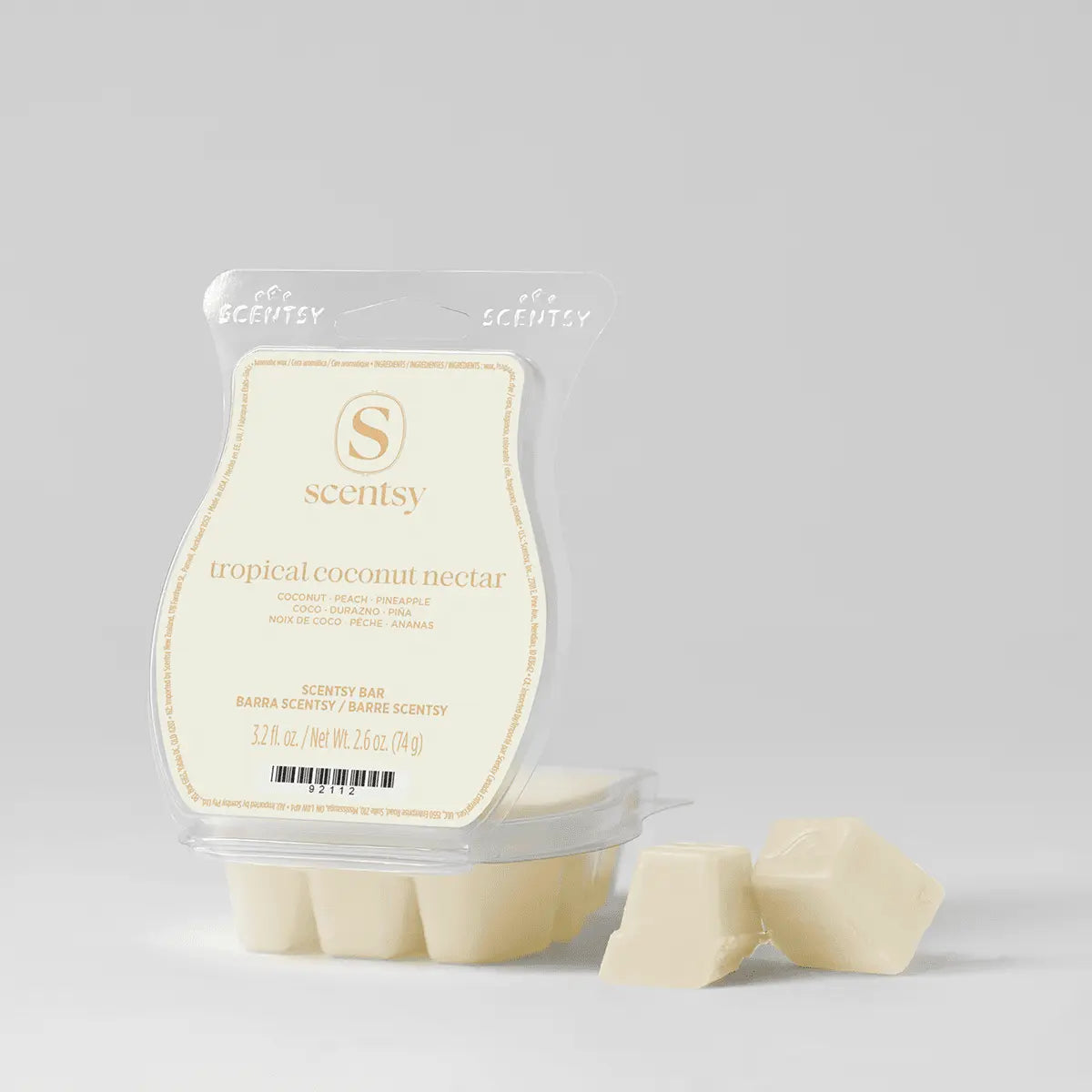Tropical Coconut Nectar Scentsy Wax Bar $12 USD