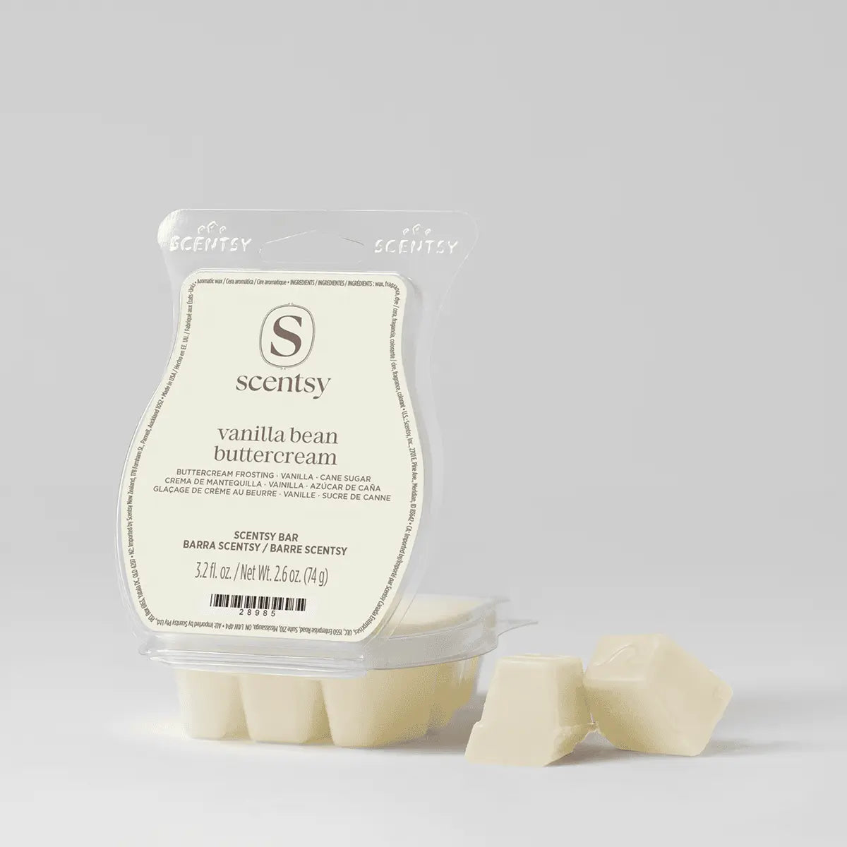Scentsy Vanilla Bean Buttercream Wax Bar $15 USD