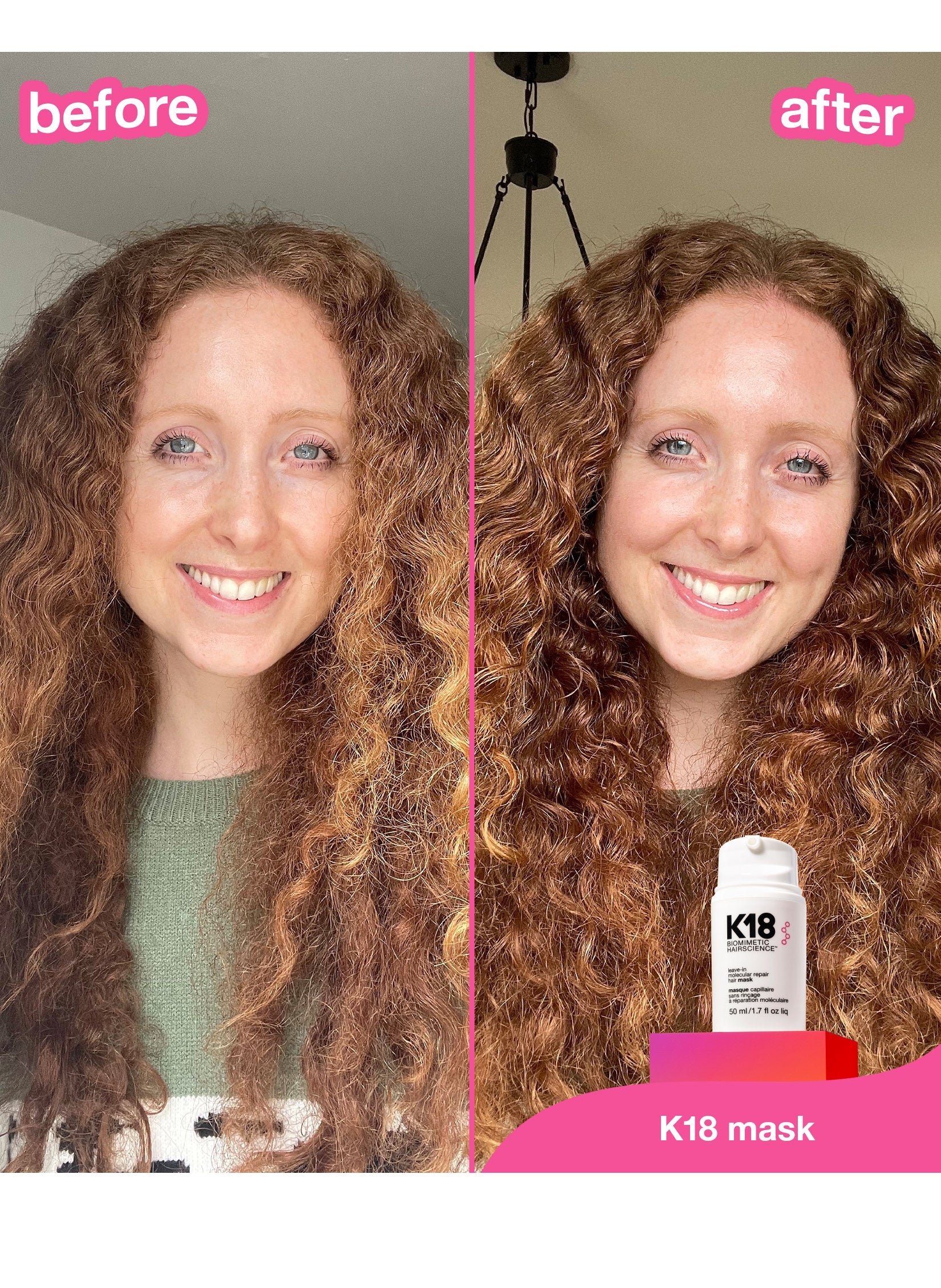 K18 Biomimetic HairScience Leave-In Molecular Repair Hair Mask (starting at $30 USD)