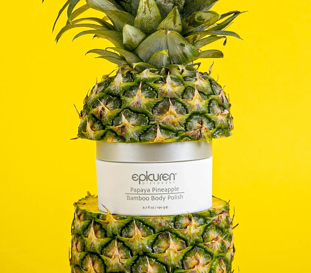 Epicuren Papaya Pineapple Bamboo Body Polish